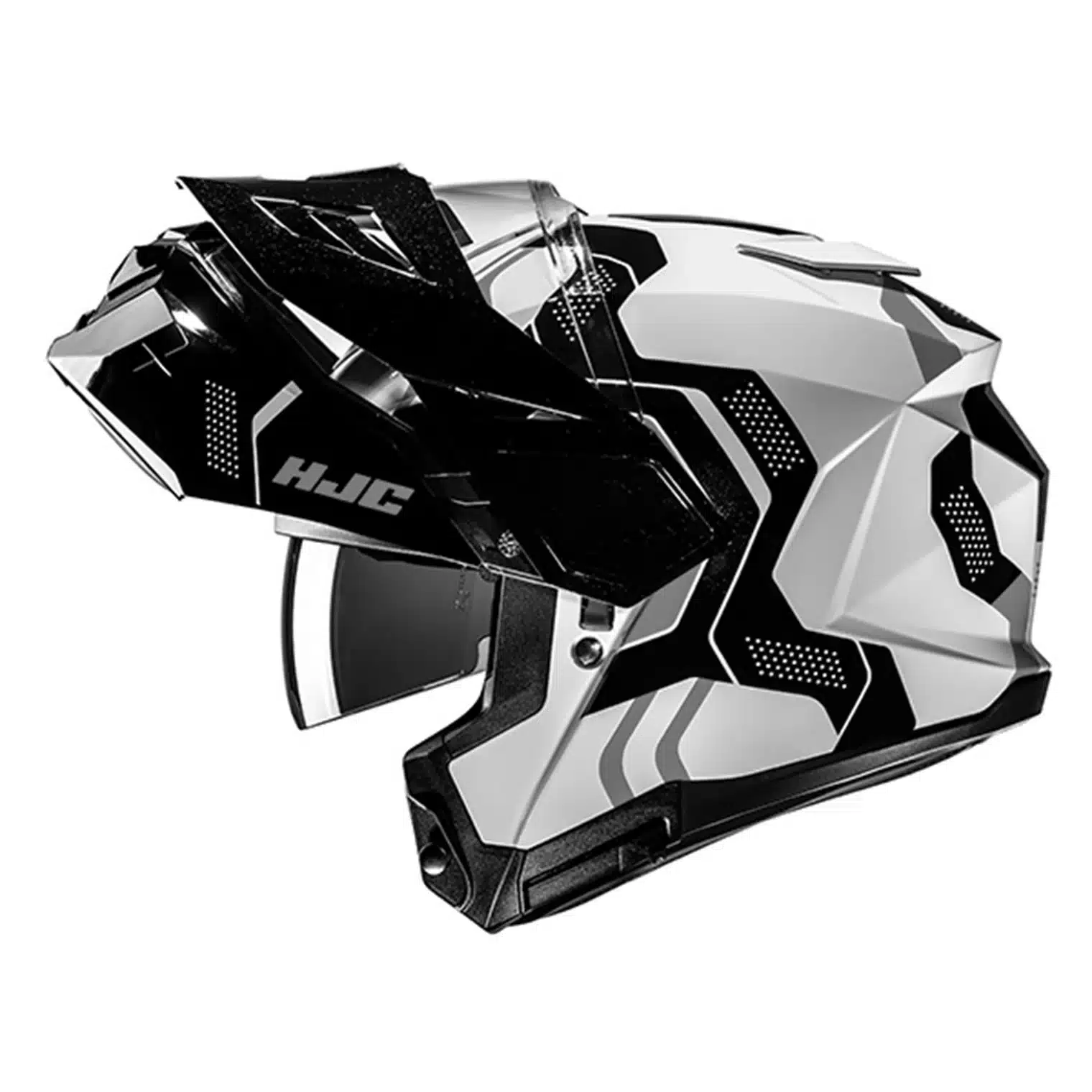 HJC i80 SEMI FLAT BLACK Adventure Flip-Up Hjelm - Billede 3